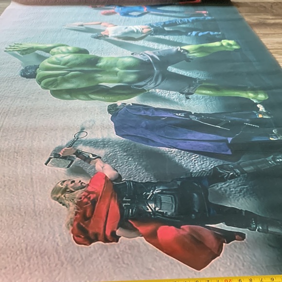 Silkscreen MARVEL Superhero Picture 23 1/2 x 35 1/4β - Picture 7 of 8